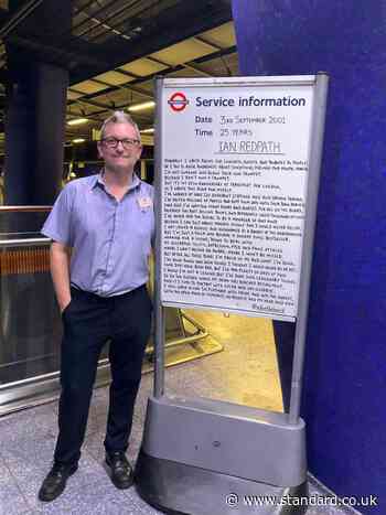 All On The Board poet celebrates 25 years on the London Underground with heartfelt poem to himself