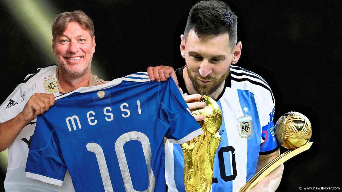 Sander begrijpt de Messi-mania: ’Kon twee shirts van Messi kopen, met het zweet er nog in’