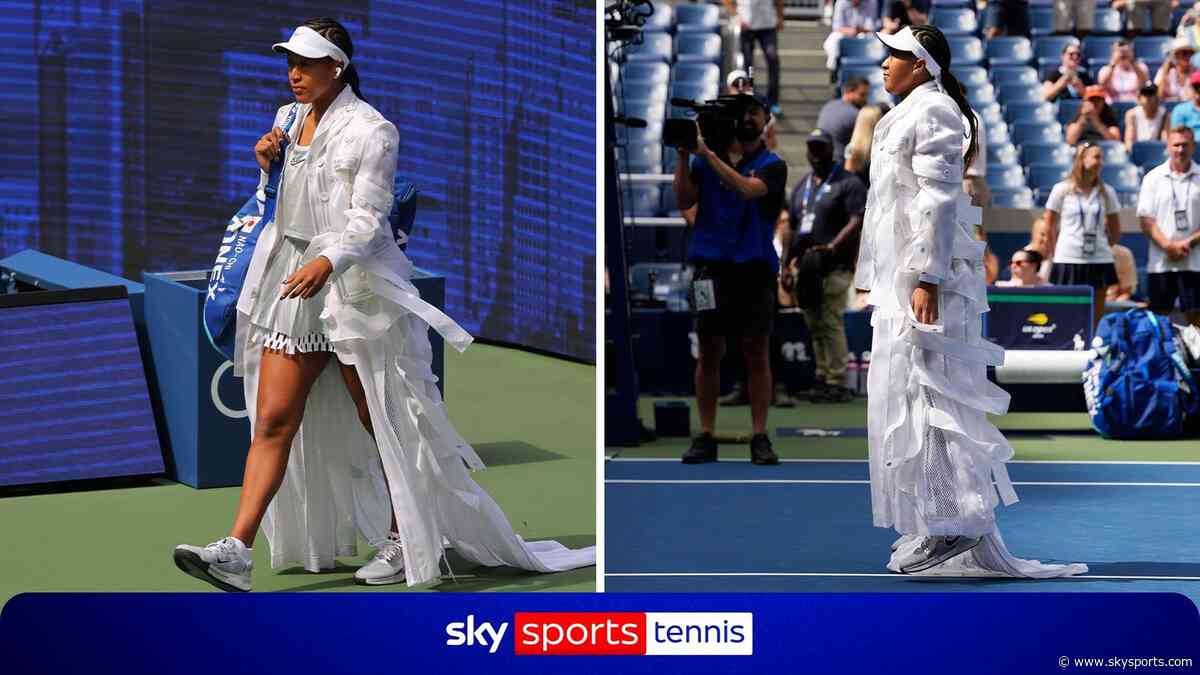 'Like a Wimbledon blazer!' - Osaka's latest stunning US Open outfit