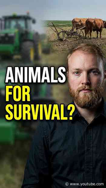 Are Animals Essential for Survival Farming?