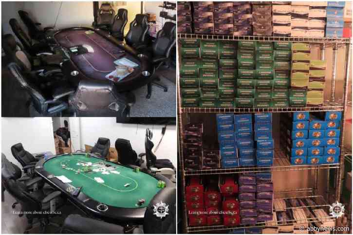 2 charged for keeping an illegal gaming house in the Lower Mainland