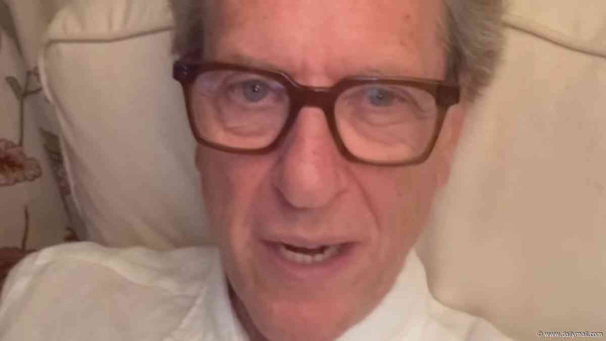 Richard E Grant reflects on five years since the death of his 'beloved' wife Joan in emotional video as he says he still 'hasn't arrived' at the stage of finding love again