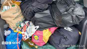 Police find food worth more than £5,000 in car boot