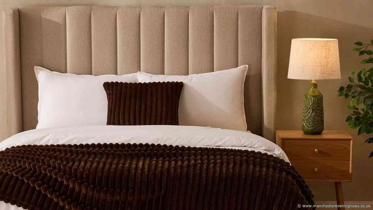 I found a 'sumptuously soft' £15 Dusk bedspread in 'good enough to eat' colour