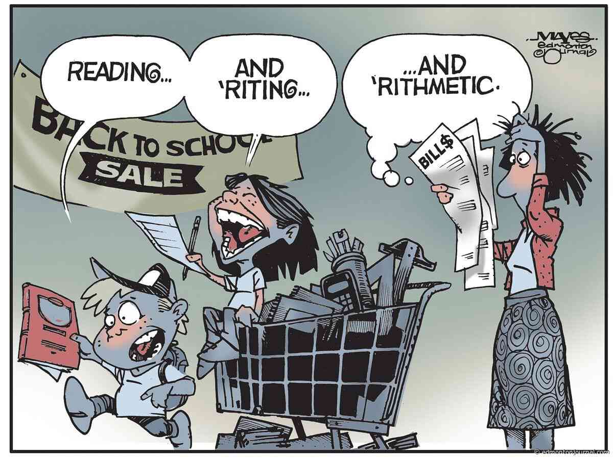 Edmonton Journal editorial cartoons for September 2026