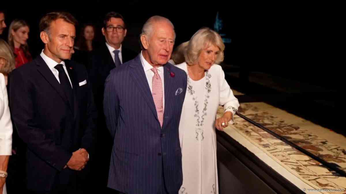 Staatshoofden koning Charles en Macron bezoeken bijzonder museumstuk
