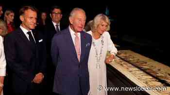 Staatshoofden koning Charles en Macron bezoeken bijzonder museumstuk
