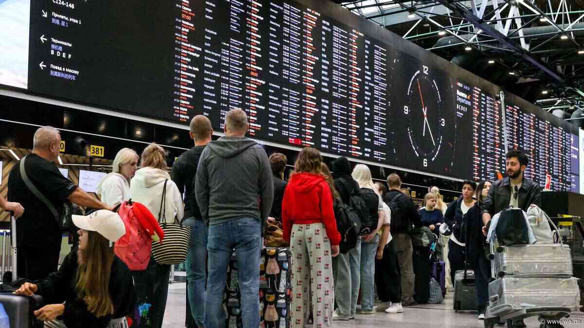 Ukraine-Drohnen machen Russlands Luftraum unsicher: Dutzende Flüge gestrichen