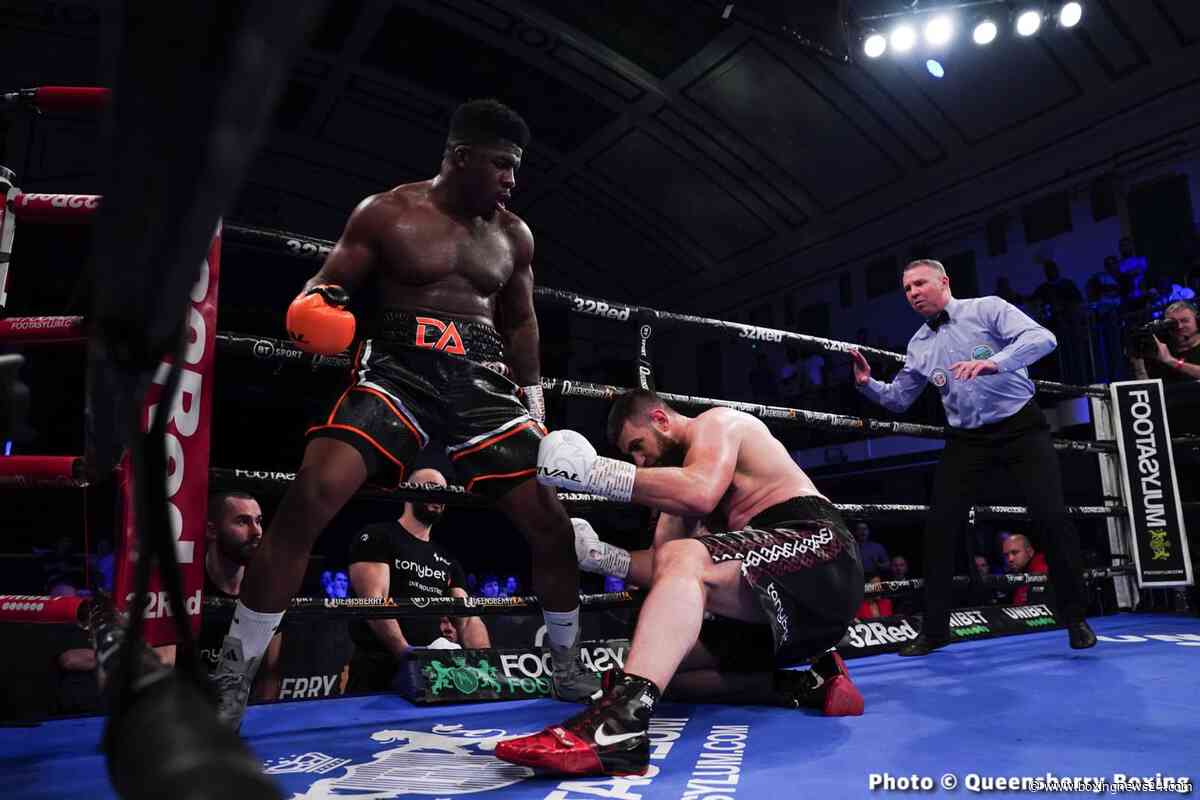 David Adeleye Gives Matchroom Domestic Heavyweight Option