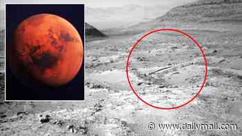 NASA photo of Mars sparks theories of alien life as eagle-eyed viewers spot TRACKS in the dust