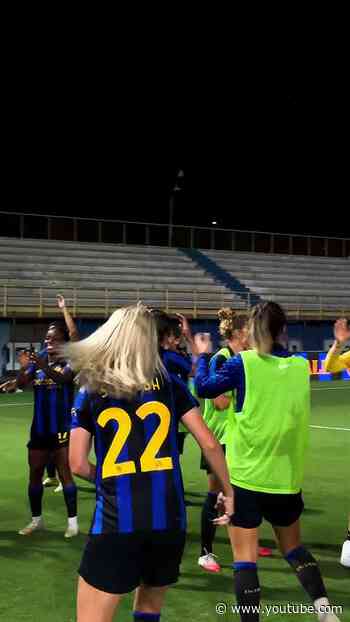 The dream is now a reality 🖤💙  Uefa Women Champions League 💫✅