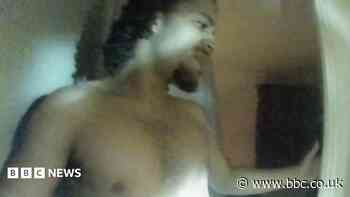 Moment county lines drug dealer arrested in the night