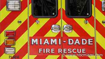 1 hospitalized after car possibly hit by lightning in Doral, fire rescue says