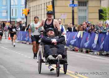 Brothers run marathons on 2 legs, 3 wheels for Muscular Dystrophy awareness
