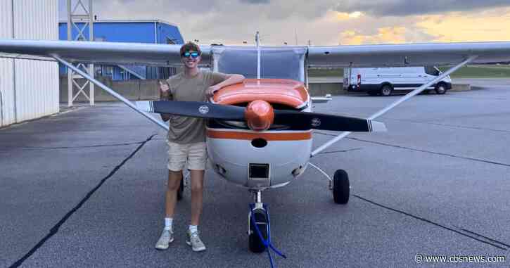 After beating rare cancer, Cobb County young man continues dream of becoming a pilot