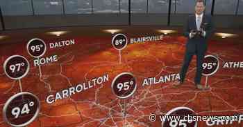 Small storms not stopping Georgia's heat wave, but rain's coming Labor Day weekend