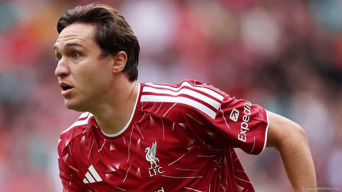 Federico Chiesa is left OUT of Liverpool's 25-man Champions League squad in latest blow to Italian - as three injured stars and youngster with only three Premier League appearances make the cut instead
