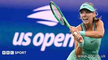 Boulter wins one game in 58-minute US Open defeat