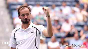 Birds stop play but Medvedev flies into third round