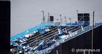 Beleaguered Rogers Stadium suffers Toronto storm damage