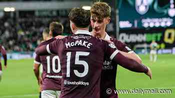 Hearts boss Wouter Vrancken tips his star Scots trio for international call-ups after derby demolition of Hibernian