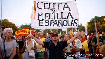 Tens of thousands have taken to the streets across Spain to protest the Government's handling of Ceuta's migrant surge