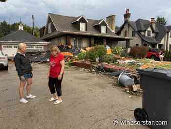 Violent storm rips roof from Windsor home, hurling it a block away onto another home