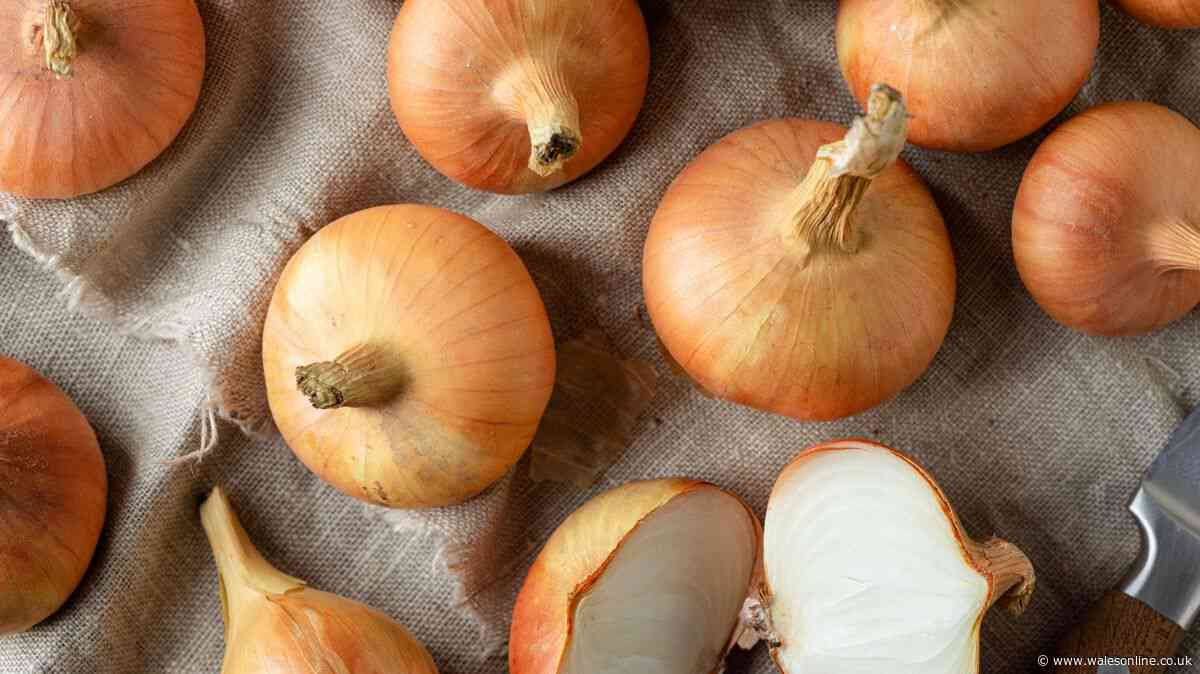 Onions will keep fresh for up to six months if stored in one common kitchen area