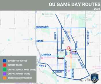 Norman PD shares parking information ahead of OU Gameday