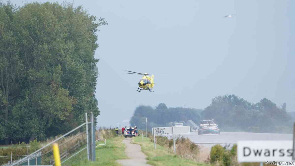 Ongeval  bij Lageland, helikopter ingezet