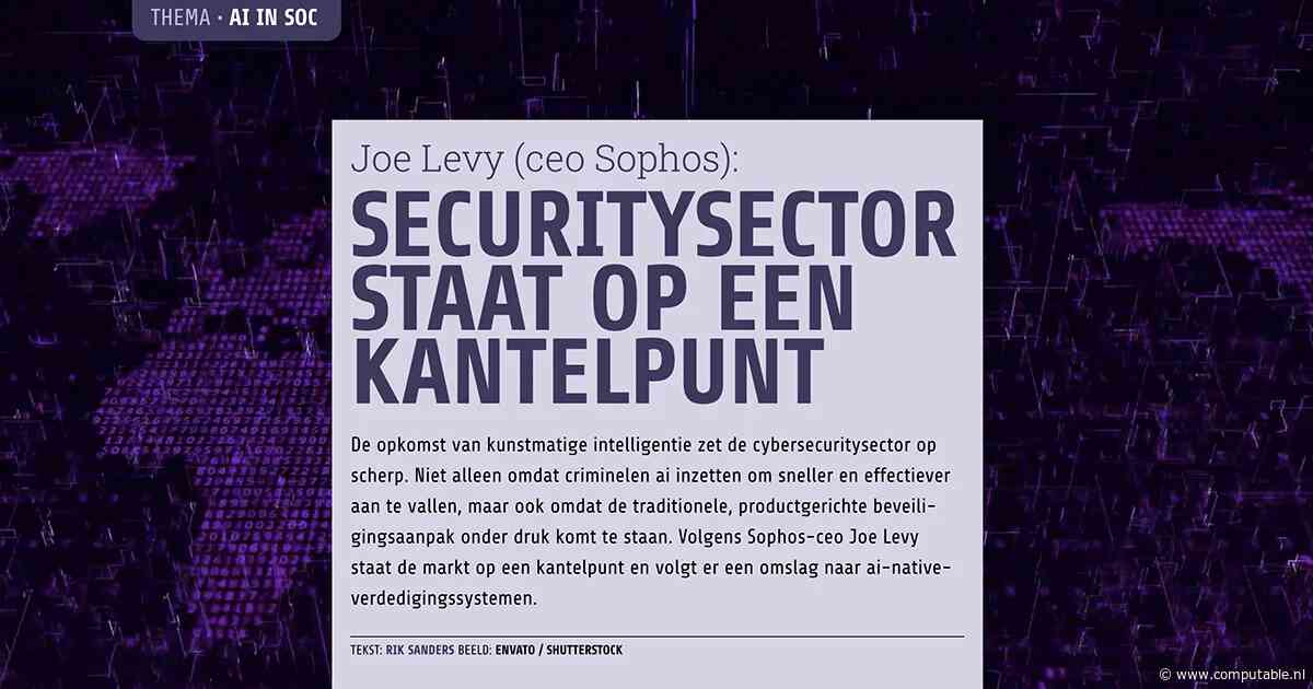 Cybersecuritysector staat op een kantelpunt