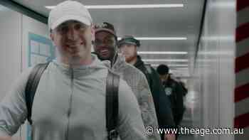 The 49ers land in Melbourne