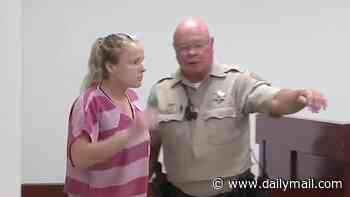 Horrific details of Saylor Hayne's parents' previous child abuse arrests laid bare in court documents as couple appears before judge after five-year-old girl found dead in pond