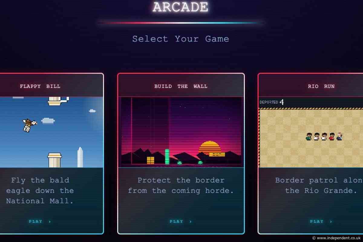 White House launches new arcade website where users can build the border wall and make school meals MAHA-friendly
