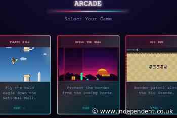 White House launches new arcade website where users can build the border wall and make school meals MAHA-friendly
