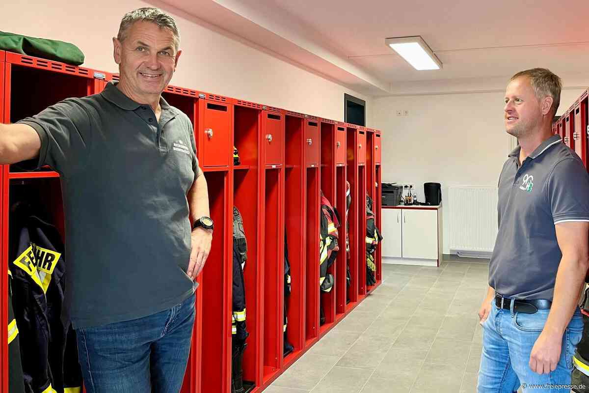 Rechenberg-Bienenmühle im Erzgebirge bekommt neues Feuerwehrgerätehaus