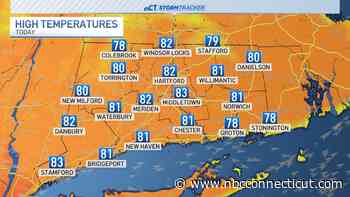 Few showers possible Friday with a sunnier Saturday