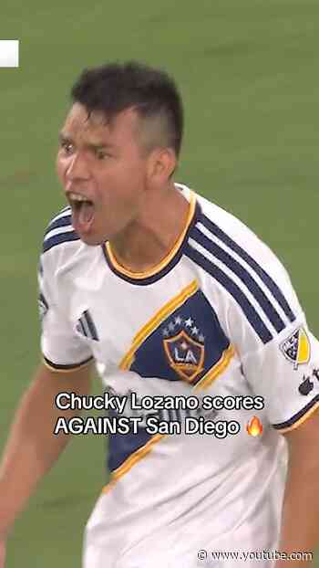 Chucky Lozano scores AGAINST San Diego 👀
