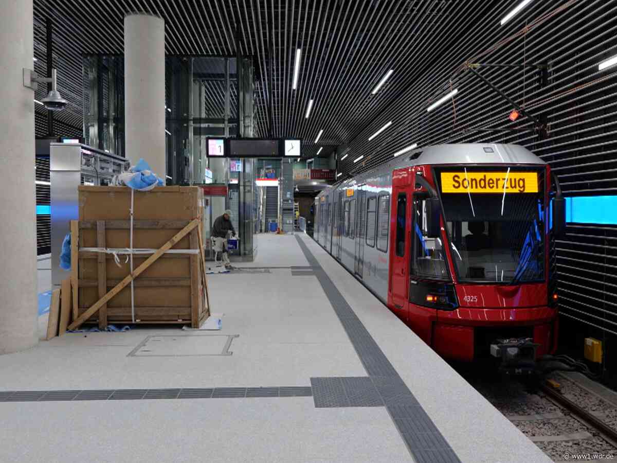 Düsseldorfs neue Stadtbahn zum Flughafen eröffnet