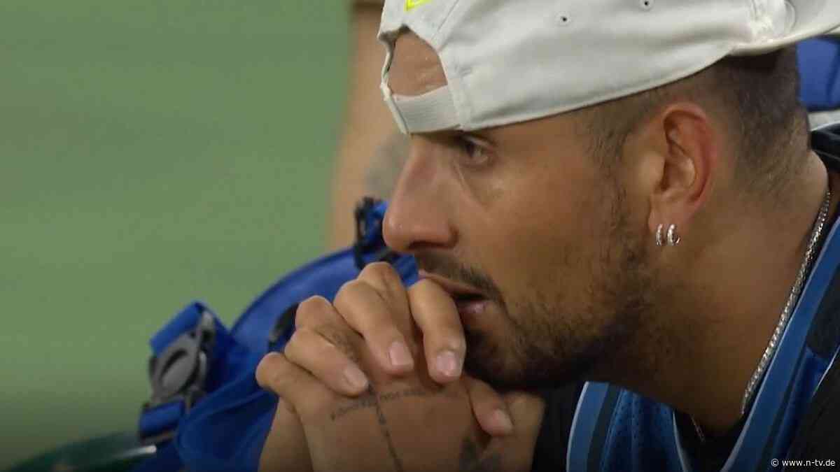 "Riesigen Fehler gemacht": Peinlich berührter Tennis-Rüpel Kyrgios darf wieder spielen