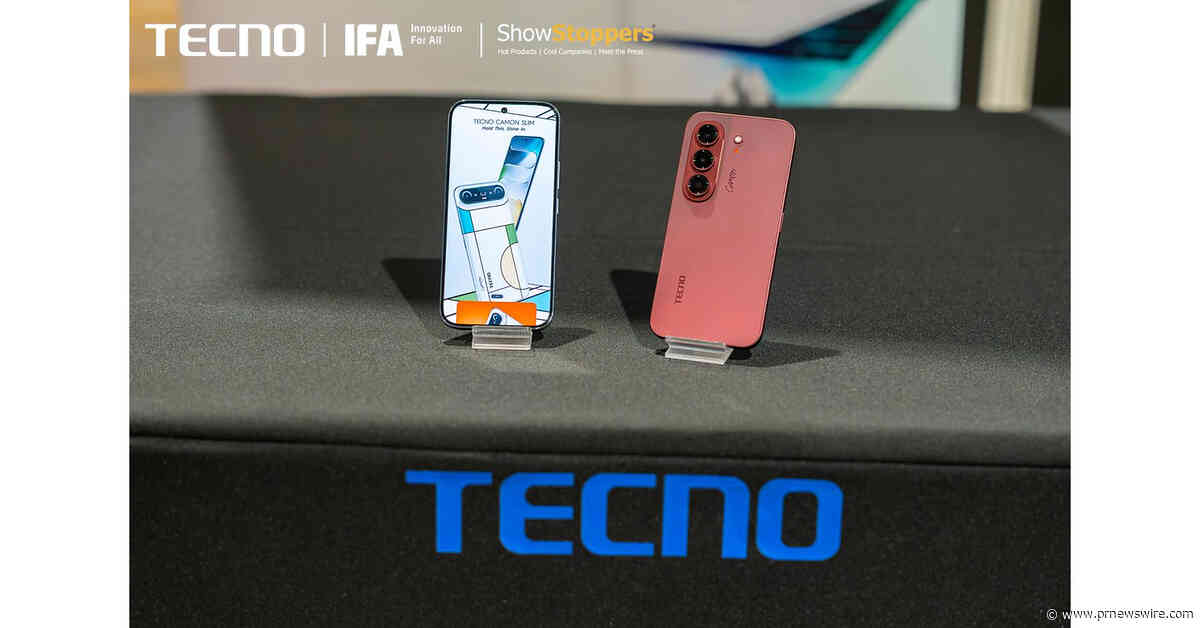 TECNO Showcased New MEGABOOK Laptops and New Phones at IFA ShowStoppers 2026