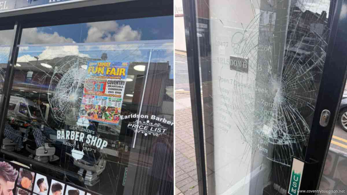 Police probe after windows of Coventry business 'smashed'