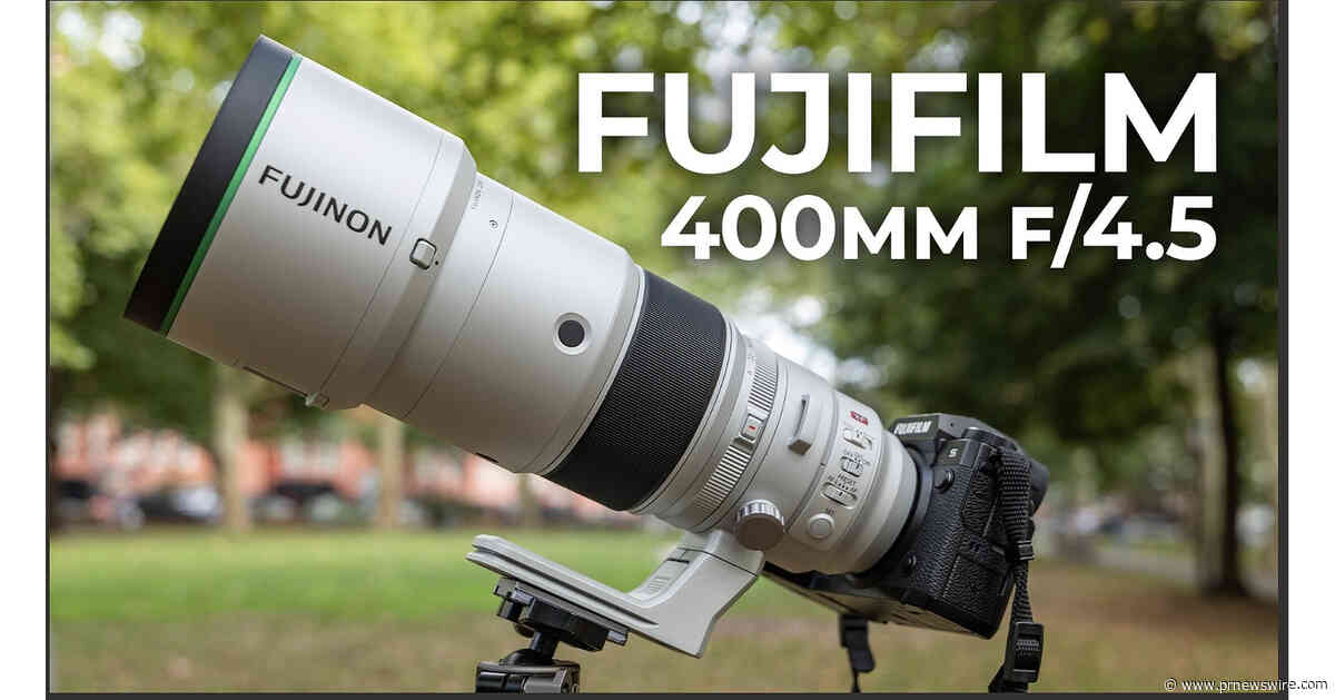 FUJIFILM XF 400mm F4.5 R LM OIS WR Super-Telephoto Lens; YouTube First Look Video and More Info at B&amp;H