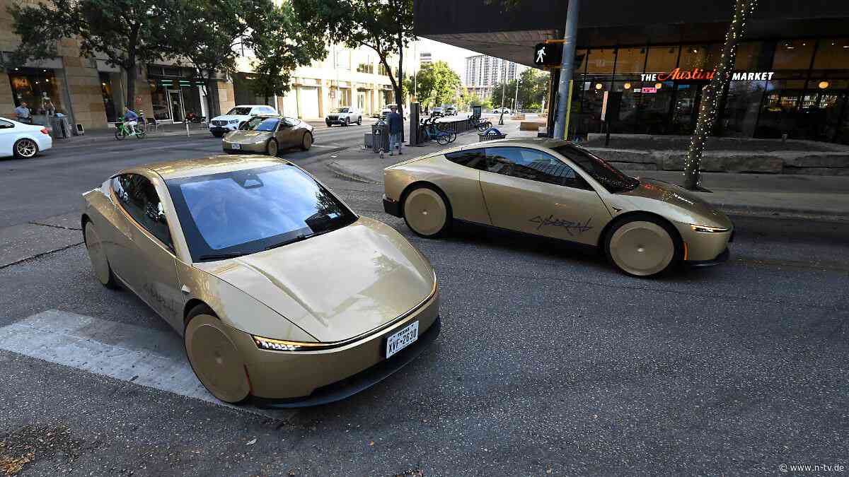 Taxi ohne Lenkrad: Tesla stellt autonom fahrendes Cybercab vor