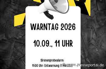 FW-BOT: Bundesweiter Warntag am 10.09.