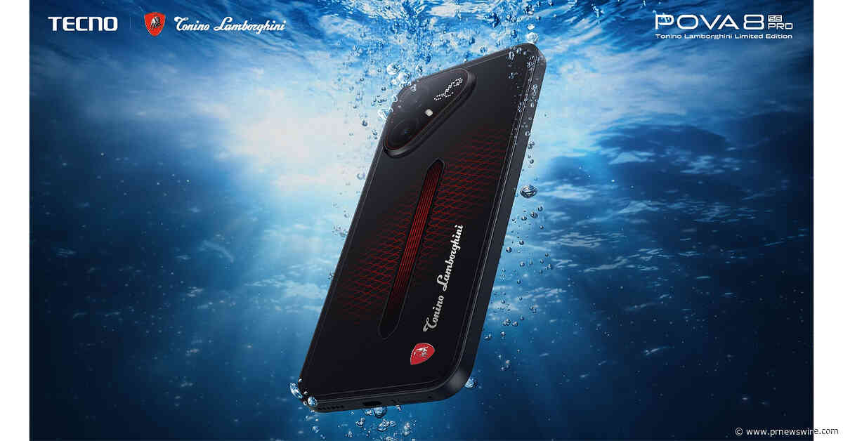 TECNO POVA 8 Pro 5G Tonino Lamborghini Limited Edition Launches: A Phone Delivering Italian Aesthetics and Spirit with Power and Energy