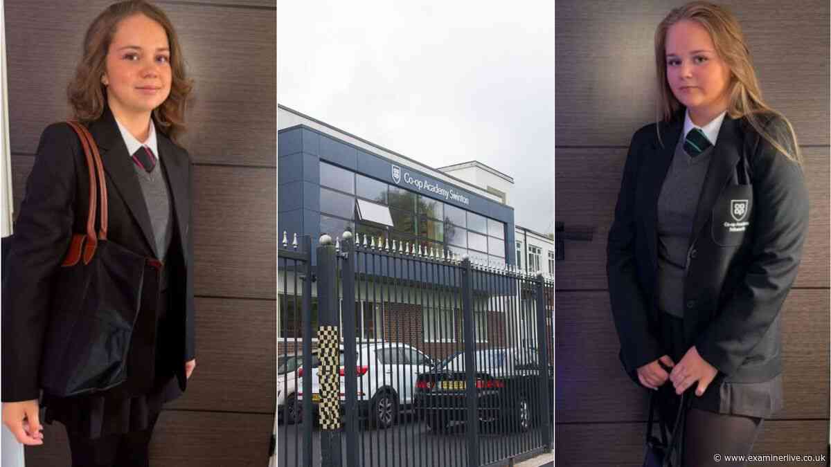 Schoolgirls 'in tears' as they're barred from lessons for wearing skirts