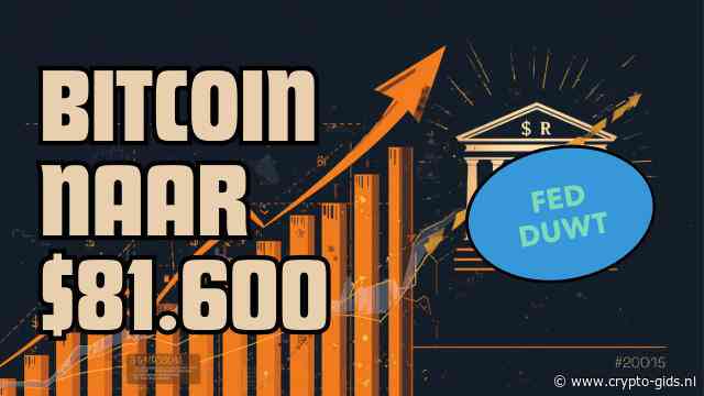 Bitcoin Klimt Naar $81.600: Fed-Duif Waller Halveert Kans Op Renteverhoging