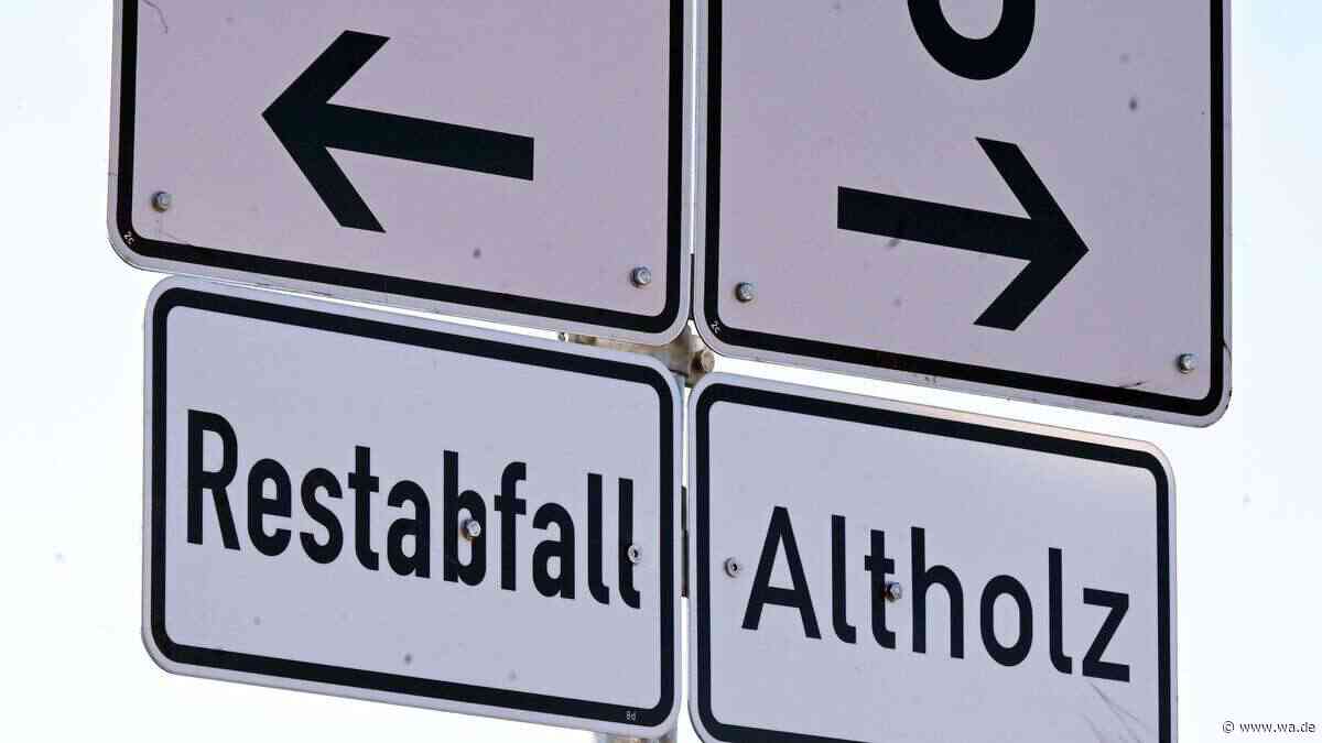 Neuer Wertstoffhof in Hamm: Hausmüll und Bioabfälle bleiben verboten