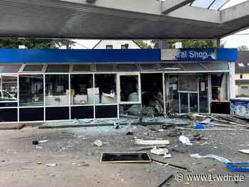 Leverkusen: Geldautomat gesprengt, Tankstelle kaputt